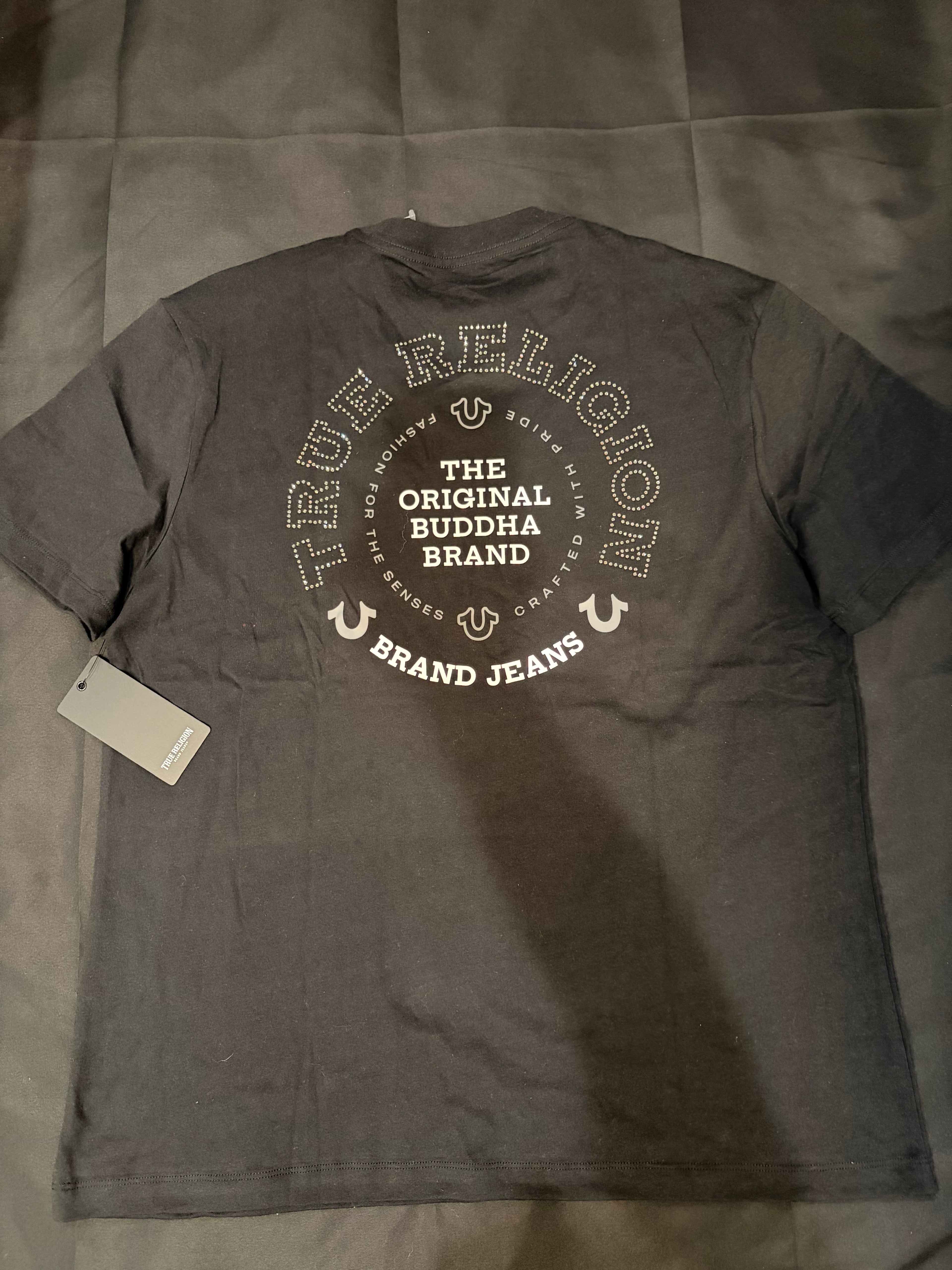 True Religion Black  t-shirt Size L #denim